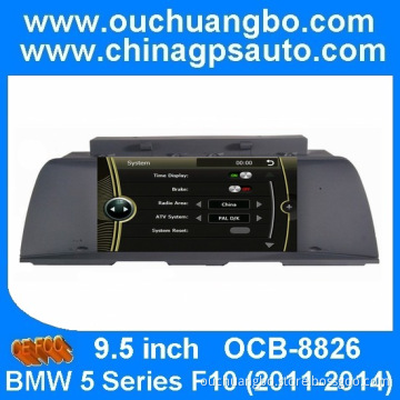 Ouchuangbo In Dash GPS Navi DVD Radio For BMW 5 Series F10 2011-2014